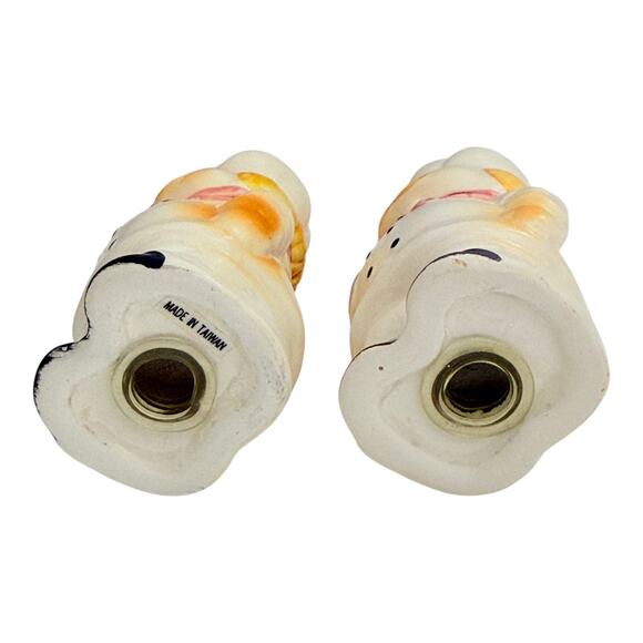 Vintage Artmark Chef Cook Salt And Pepper Shakers Ceramic Made In Taiwan MIB - Picture 9 of 10